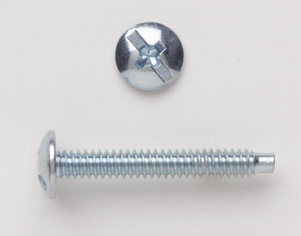 632X112RSZJ 6-32 X 1-1/2 TRUSS HEAD SLOT/PHIL COMBO RECEPTACLE SCREW ZINC PLATED